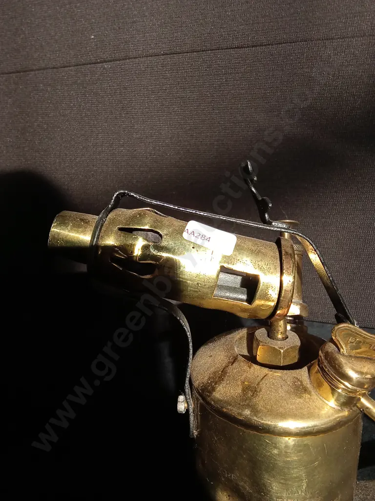VINTAGE BRASS BLOW TORCH H21CM Image 1++
