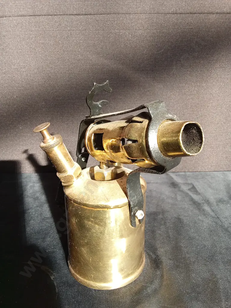 VINTAGE BRASS BLOW TORCH H21CM Image 1++