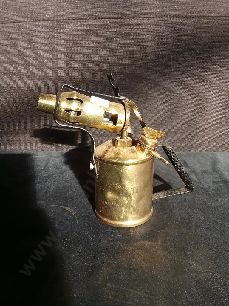 VINTAGE BRASS BLOW TORCH H21CM Image 1++
