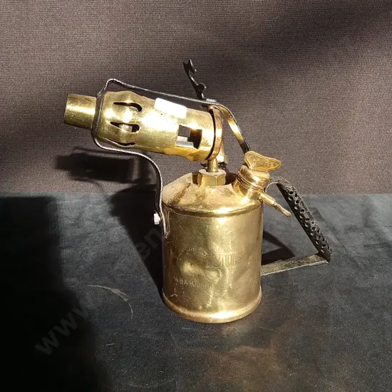 VINTAGE BRASS BLOW TORCH H21CM