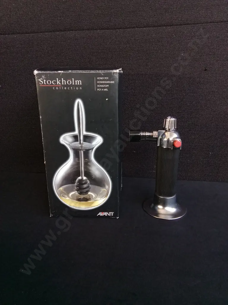 AVANTI STOCKHOLM COLLECTION HONEY POT AND KITCHEN TORCH Image 1++