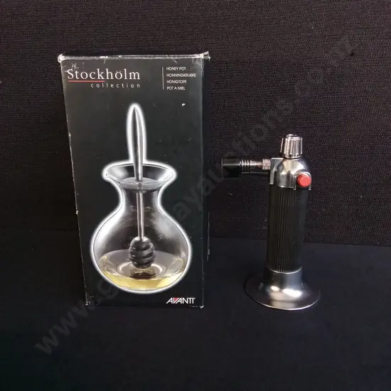 AVANTI STOCKHOLM COLLECTION HONEY POT AND KITCHEN TORCH