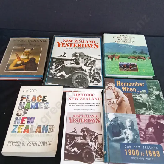 6 NEW ZEALAND BOOKS