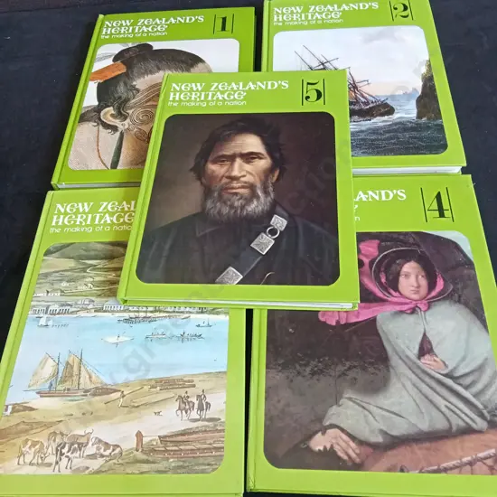 5 NEW ZEALAND HERITAGE BOOKS