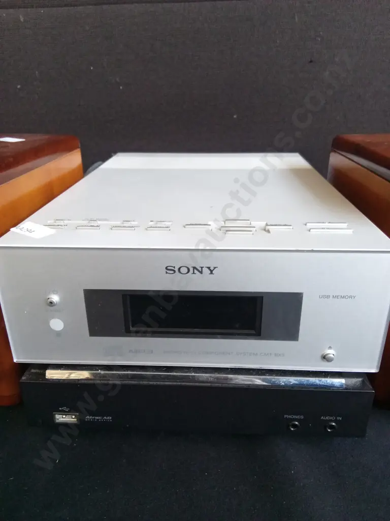 SONY CMT-BZ1 MICRO HI-FI COMPONENT SYSTEM WITH 2 JVC SPEAKERS H15CM WORKING Image 1++