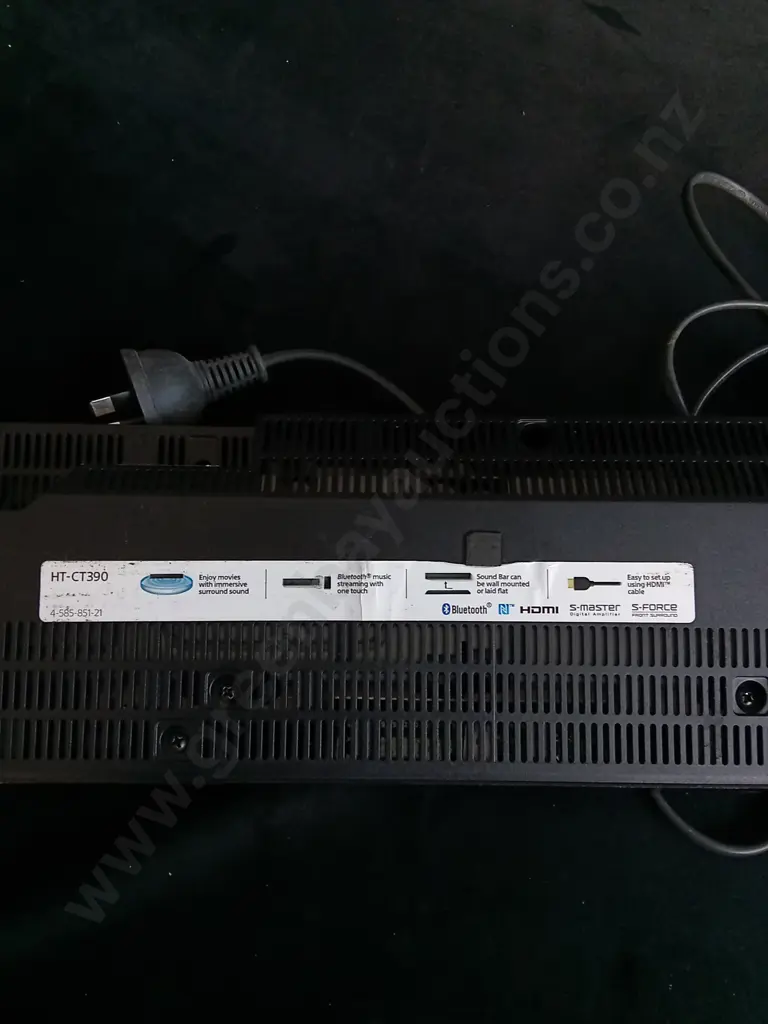 SONY SOUNDBAR ACTIVE SISTER SYSTEM HT-CT390 UNTESTED Image 1++