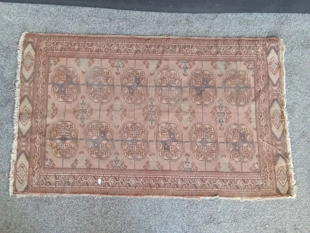 RUG AFGHAN NOMADIC DESIGN, 154CM X 92CM Image 1++