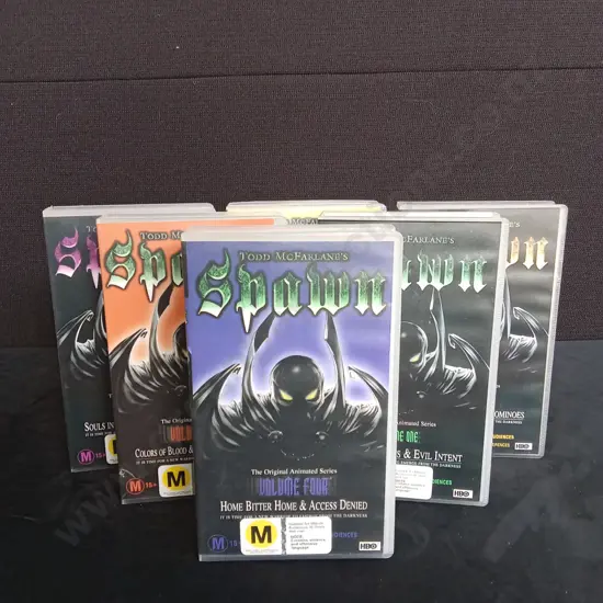 6 VOLUMES OF SPAWN ON CASSETTE TAPES