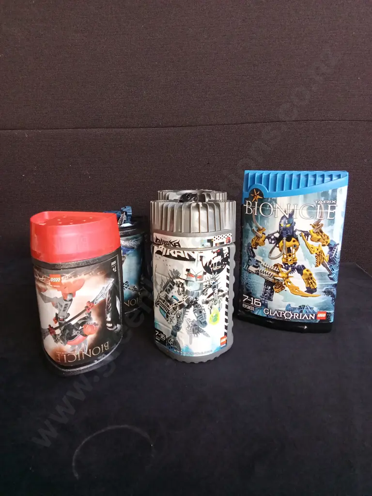 LARGE BOX OF 50+ OPENED LEGO BIONICLES Image 1++