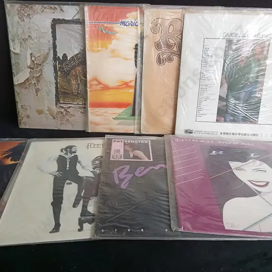 8 VINYL RECORDS