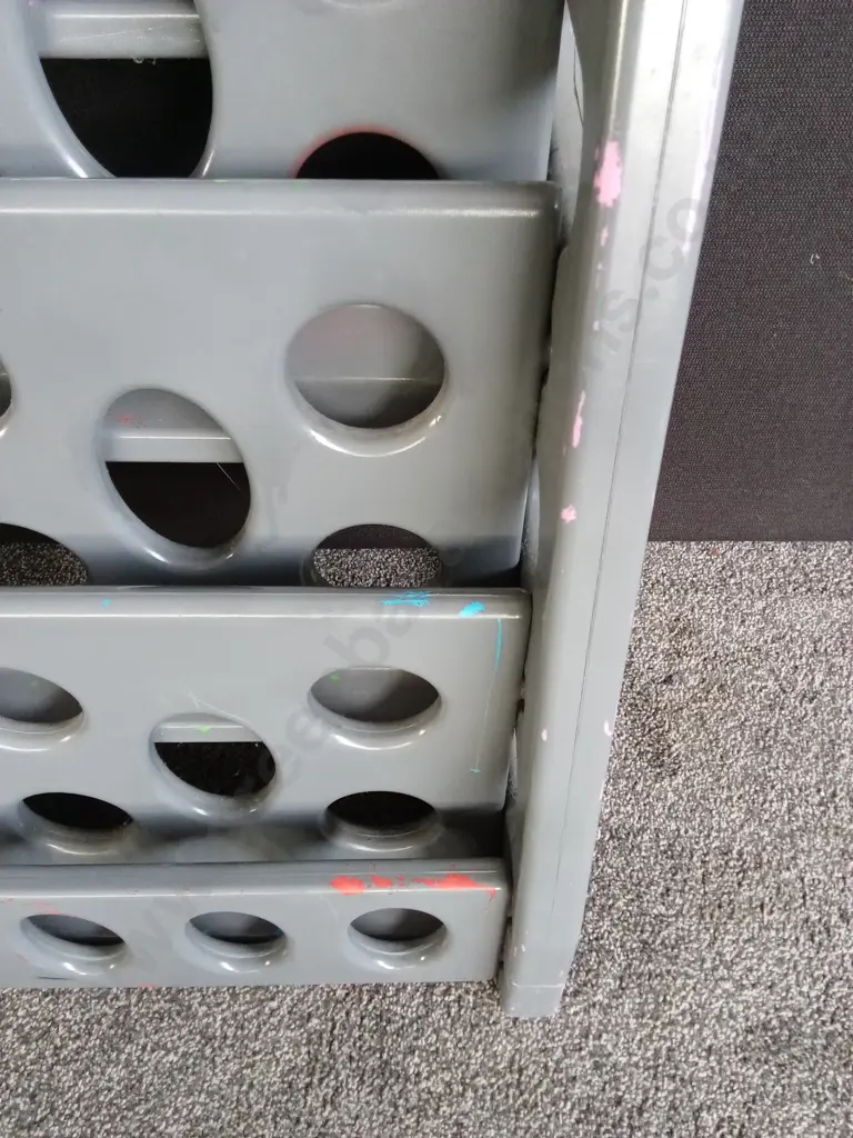 PLASTIC BOOKSHELF, HEIGHT 80CM Image 1++