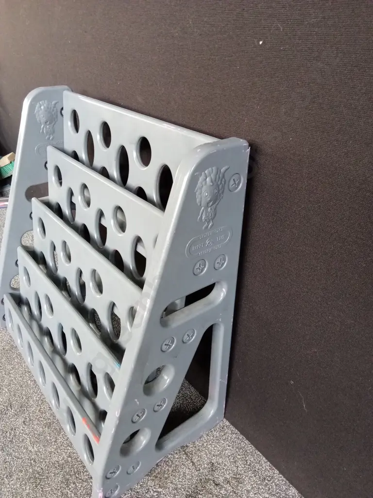 PLASTIC BOOKSHELF, HEIGHT 80CM Image 1++