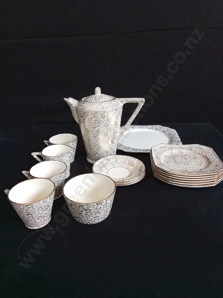 16 PIECE 1930'S THOMAS FORESTER & SONS TEA SET Image 1++