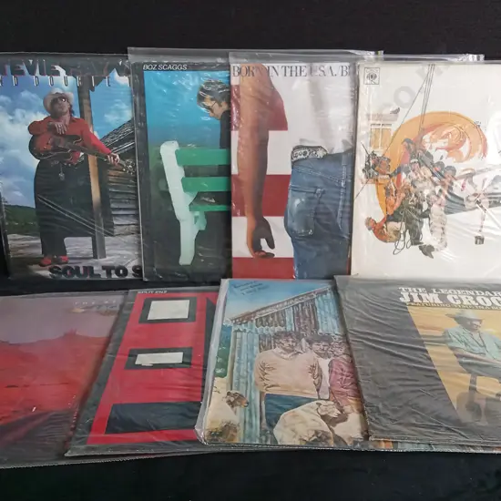 8 VINYL RECORDS