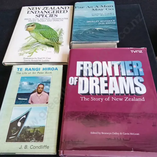 4 NEW ZEALAND BOOKS