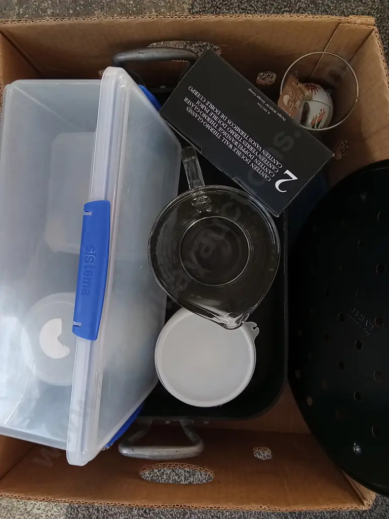 LARGE NON STICK ROASTING PAN, BODUM CANTEEN COFFEE GLASSES Image 1++