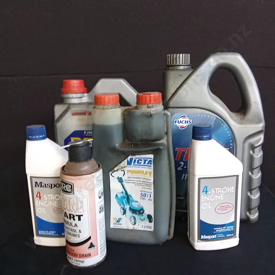 BOX OF HALF FULL MECHANICS PRODUCTS