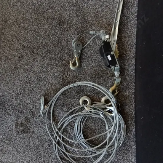 HEAVY DUTY CABLE PULLER/WINCH