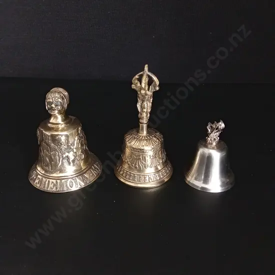 3 BELLS 2 ARE BRASS TALLEST H11CM