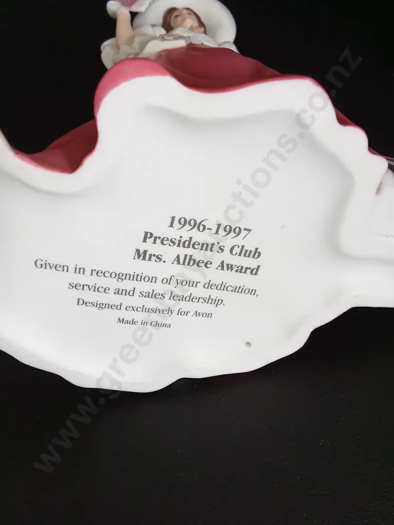 3 VINTAGE MRS ALBEE PRESIDENTS CLUB AWARDS TALLEST H27CM Image 1++