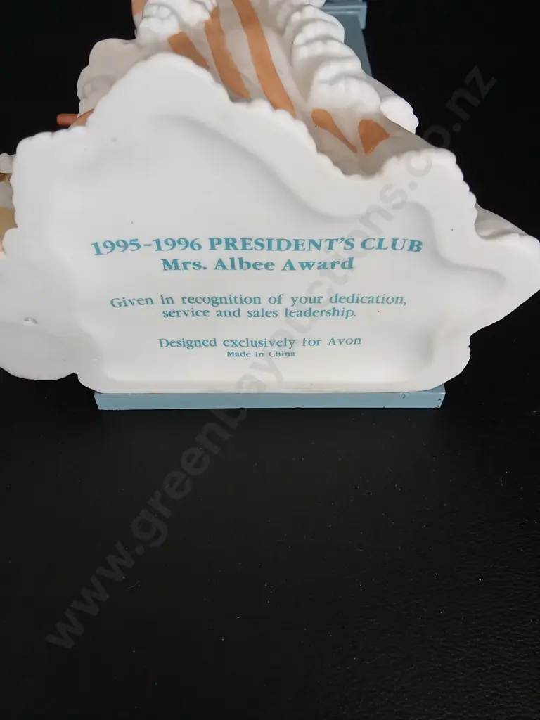 3 VINTAGE MRS ALBEE PRESIDENTS CLUB AWARDS TALLEST H27CM Image 1++