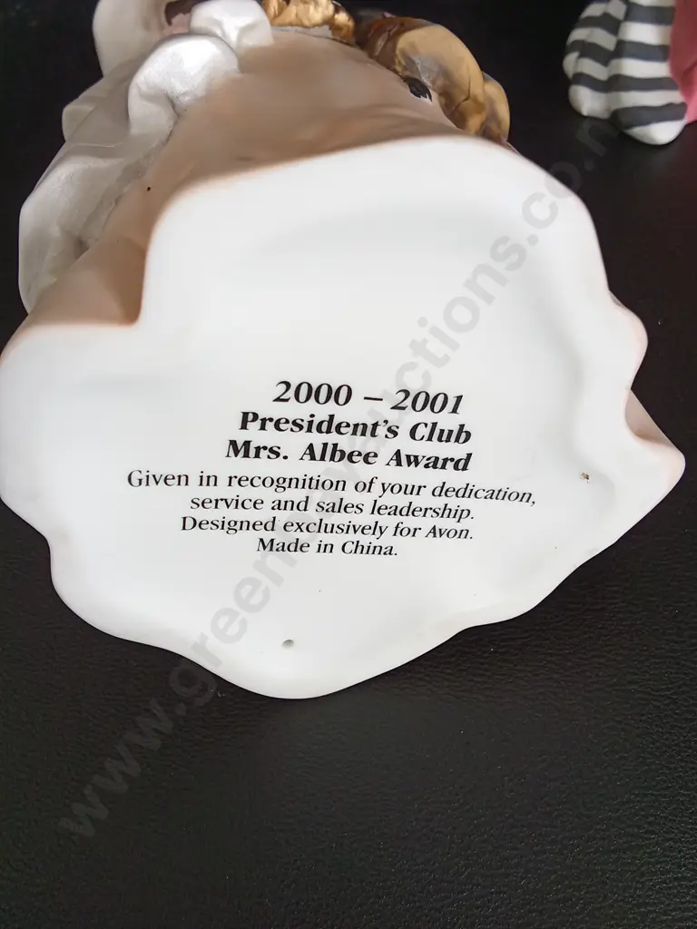3 VINTAGE MRS ALBEE PRESIDENTS CLUB AWARDS TALLEST H27CM Image 1++