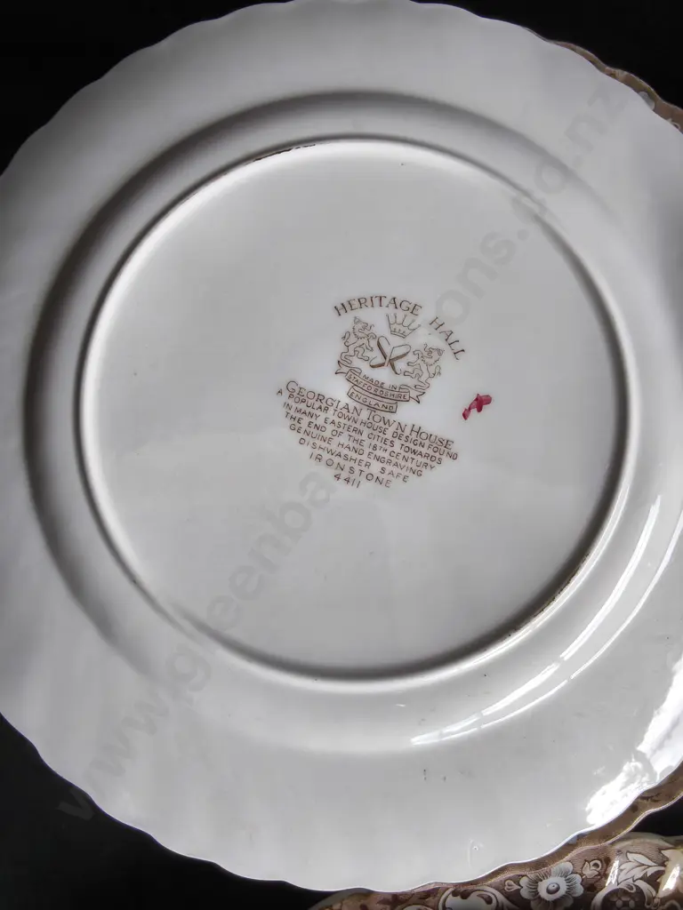 VINTAGE JOHNSON BROTHERS HERITAGE HALL IRONSTONE DINNERWARE SET, 60 PIECES, TALLEST H 25 CM, DAMAGE PICTURED Image 1++