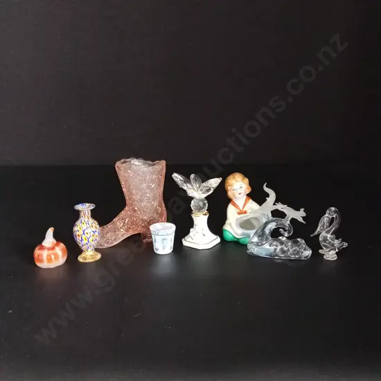 9 MINIATURE ITEMS TALLEST H9.5CM