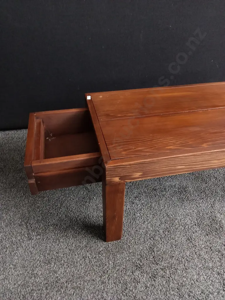 COFFEE TABLE WITH DRAWER, H 35 CM X W 75 CM X D 40 CM Image 1++