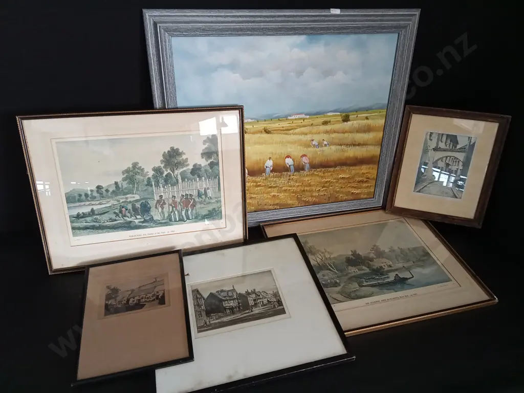 COLLECTION OF FRAMED PRINTS AND PAINTINGS Image 1++