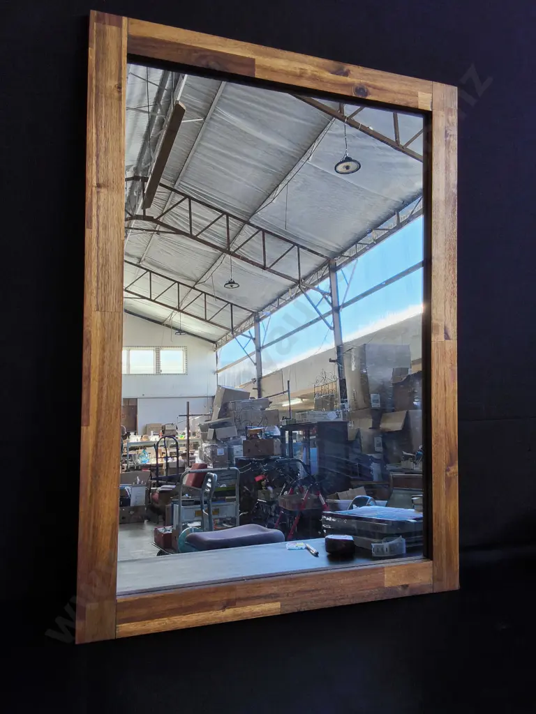 WOODEN FRAME MIRROR, H 1 M X W 71 CM Image 1++