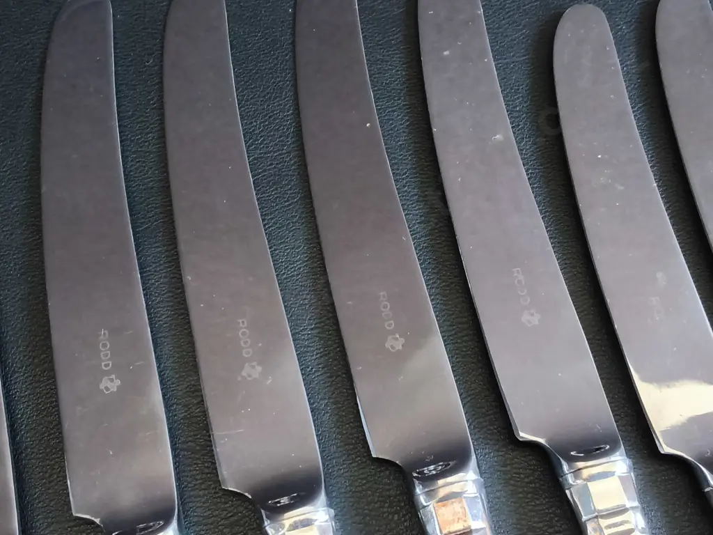VINTAGE MYTTON RODD/ GROSVENOR SILVERPLATE FLATWARE CUTLERY SET, 44 PIECES Image 1++