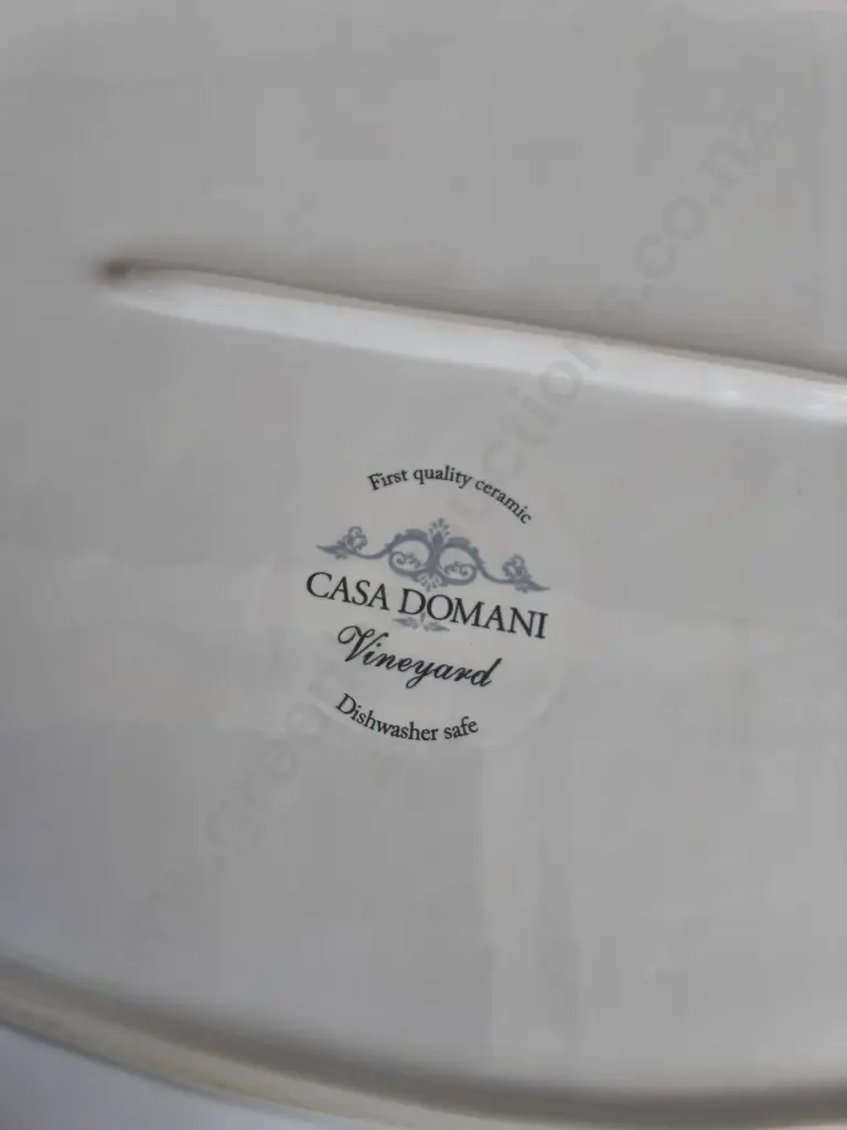 CASA DOMANI VINEYARD OVAL PLATTER, W 45 CM, BOXED Image 1++