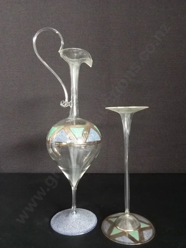 VINTAGE RUSSIAN FINE GLASSWARE TALLEST H38CM Image 1++