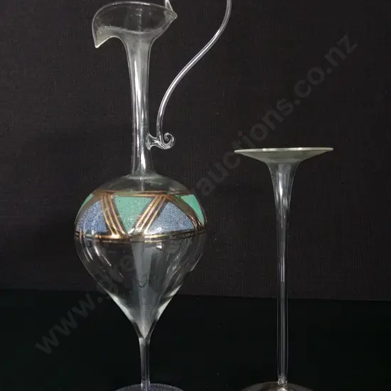 VINTAGE RUSSIAN FINE GLASSWARE TALLEST H38CM