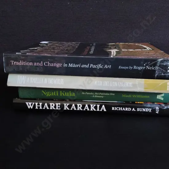 4 BOOKS ON MĀORI AND PACIFIC HISTORY AND ART