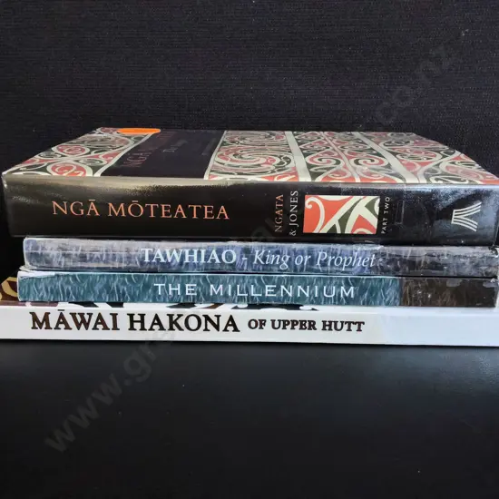 4 BOOKS ON MĀORI HISTORY AND CULTURE