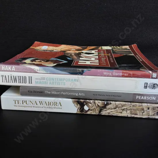 4 BOOKS ON MĀORI ART AND CULTURE