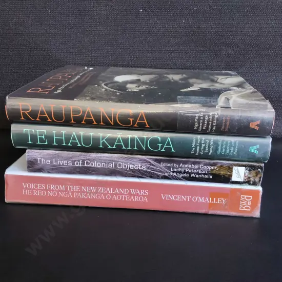 4 BOOKS ON NZ AND MĀORI HISTORY
