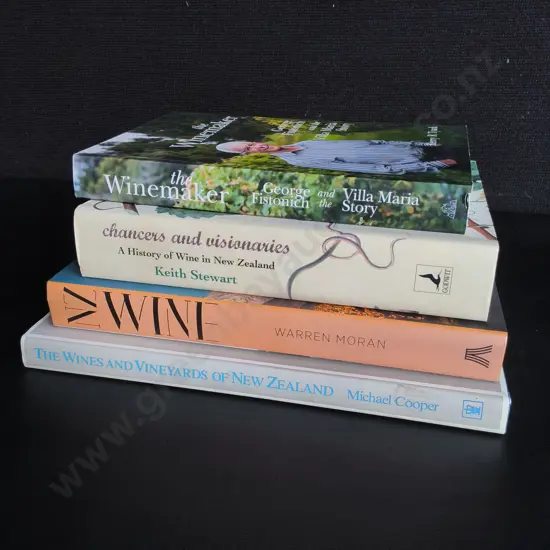4 BOOKS ON WINE