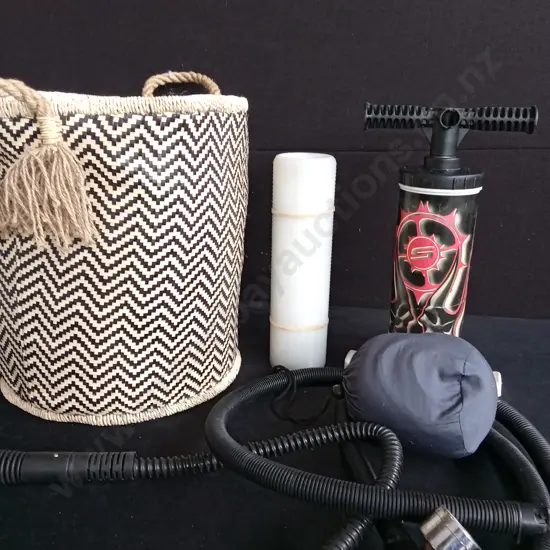 BASKET OF ASSORTED ITEMS