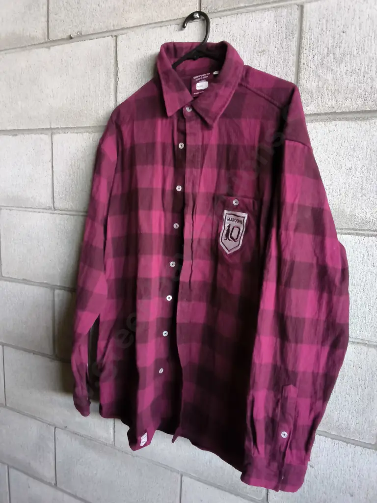 MAROONS FLANNEL SIZE 3XL Image 1++