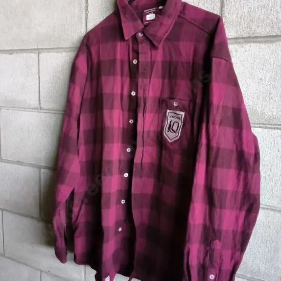 MAROONS FLANNEL SIZE 3XL