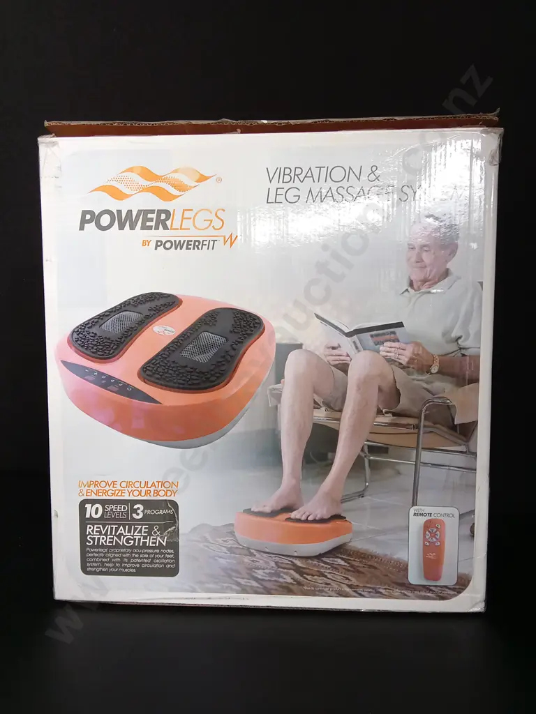 POWERLEGS VIBRATION & LEG MASSAGE SYSTEM Image 1++