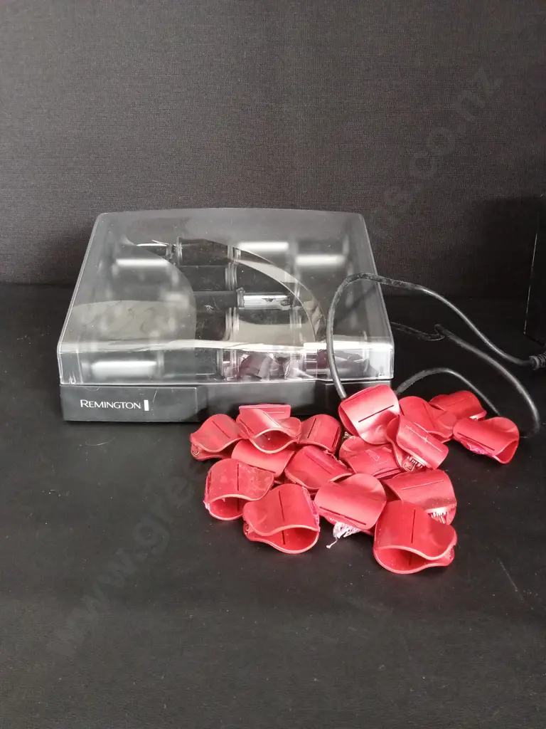 REMINGTON HEATED ROLLERS AND CLIPS WORKING Image 1++