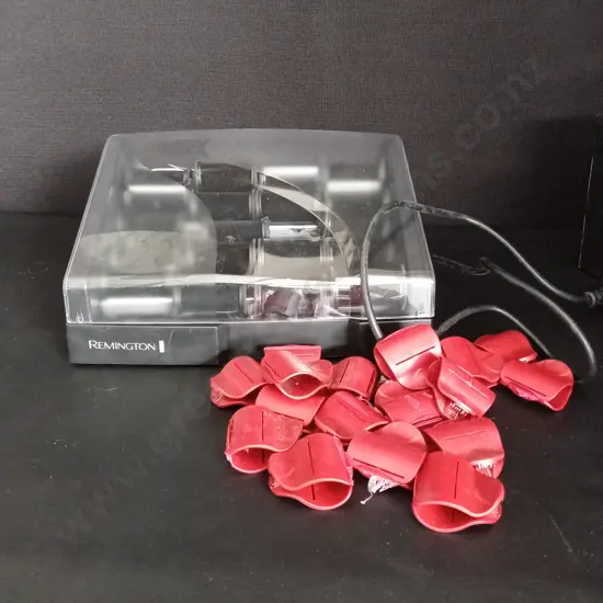 REMINGTON HEATED ROLLERS AND CLIPS WORKING