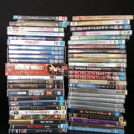 COLLECTION OF DVDS