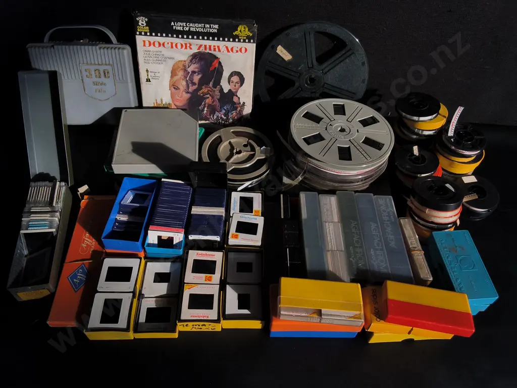 VINTAGE FILM SLIDES AND REELS Image 1++