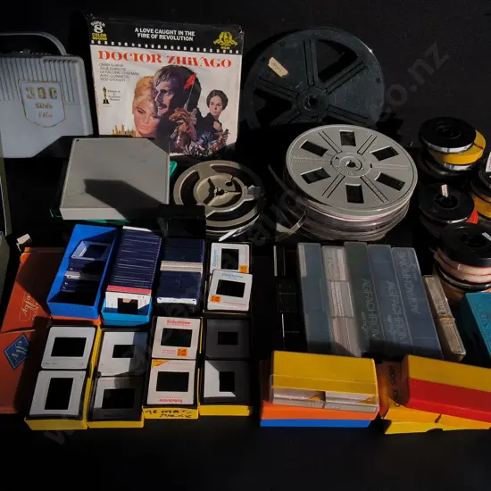 VINTAGE FILM SLIDES AND REELS