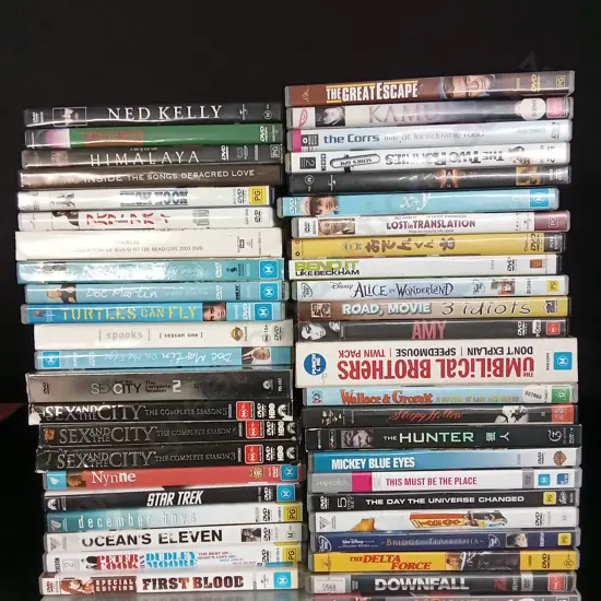 COLLECTION OF DVDS